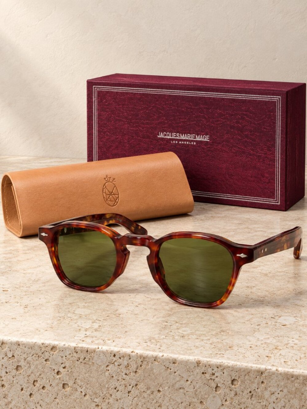 Jacques Marie Mage Zephirin 47 in Tortoise/Bottle Green, LE 140/400 (New In Box)